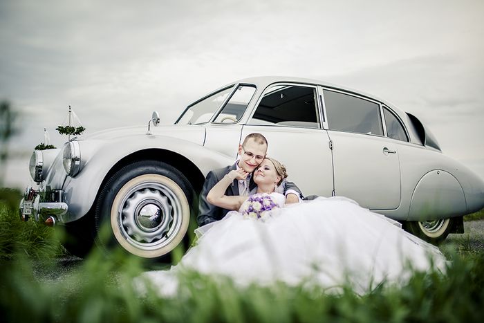 Tatra 87 na svatbu